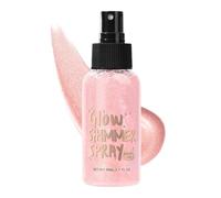 Glow Shimmer Face & Spray - Hydrating Waterproof Makeup Fixer With Sparkle For A Radiant Glow, 76ml/2.7 Fl.Oz Long-Lasting Shimmering Mist, Festive Glitter Makeup Setting Finishing Spray