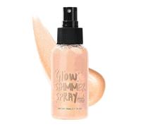 Glow Shimmer Spray - Shimmering Makeup Fixer With Sparkling Glitter For Radiant Skin, Perfect For Events And Parties, Lightweight Formula For Even Coverage, 76ml/2.7 Fl.Oz Peach Radiance