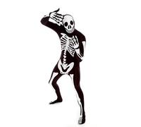 Glow Skeleton Morphsuit Adult Costume Large