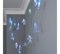Glow Space LED String Lights - Blue & White