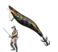 Glow Squid Lures, Bright Squid Jigs, Realistic Trolling Lures, Fluorescent Artificial Fishing Baits, Realistic Freshwater Fish Tools for Sea River