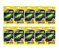 Glow Sticks For Fishing Pole M L XL Fluorescent Stick Light Sticks For Night Fishing, Fishing Rod Tip Light 20 Pcs(10 Packs) (10Packs Xl 3.3-3.7mm)