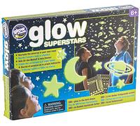 The Original Glowstars Company Glow Superstars Bumper Pack - 150 Plastic Glow in the Dark Stars, Planets, Meteorites and more plus 350 paper glow stars for Ceiling & Wall, Room Decor for Kids' Bedroom