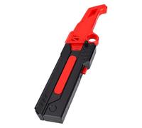Glow Sword Toy with Spark Effect, Transparent Design Light Up Sword for Kids, 32x7cm Plastic for Adventure Play (Red)