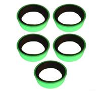 Glow Tape 5 Rolls PE Luminous Strip Green(Green 1.5cm)