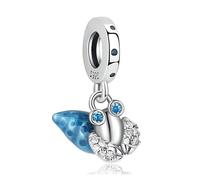 (glow the dark Hermit crab ) 925 Sterling silver charm fits in Pandora bracelet
