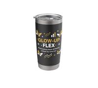 Glow-Up Flex Metamorphosis Mode Activated Stainless Steel Insulated Tumbler