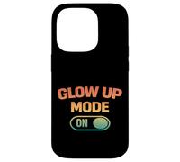 Glow Up Mode On Funny Baddie Girls Trips Case for iPhone 14 Pro