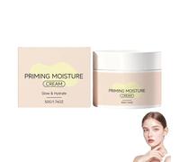 Glow Velvet Priming Moisture Cream,Glow Priming Moisture Cream,Moisturizing & Nourishing Skincare For Soft Radiant Skin,For All Skin Types, 50g