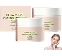 Glow Velvet Priming Moisture Cream,Long-Lasting Moisturizes and Softens Skin,Pore Blurring and Lasting Makeup,For Soft Radiant Skin,Smooth Fine Lines
