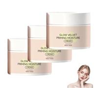 Glow Velvet Priming Moisture Cream,Long-Lasting Moisturizes and Softens Skin,Pore Blurring and Lasting Makeup,For Soft Radiant Skin,Smooth Fine Lines