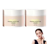 Glow Velvet Priming Moisture Cream, Pore Blurring and Makeup Gripping Primer, Moisturizing and Nourishing Skincare for Soft Skin, Korean Care for All Skin (2pcs)