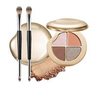 Glow Wardrobe Eye & Cheek Palette - Eyeshadow and Highlighter Makeup, Waterproof Long-Lasting Makeup Palette for Shading, Highlighting & Defining The Face, Blends Easily, Create A Natural Look (#02)