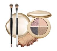 Glow Wardrobe Eye & Cheek Palette - Eyeshadow and Highlighter Makeup, Waterproof Long-Lasting Makeup Palette for Shading, Highlighting & Defining The Face, Blends Easily, Create A Natural Look (#01)