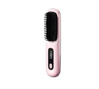 Glowcept Hair Styler for Short Hair - The Glow Wave Wireless Heated Brush(pink)