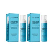 Glowcocktail London 2 X Hydrate & Plump Hyaluronic Acid Serum 30Ml In Blue blue