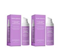 Glowcocktail London 2 X Restore & Refresh Collagen Foaming Cleanser 200Ml In Purple purple
