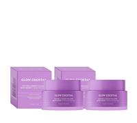 Glowcocktail London 2 X Restore & Renew Collagen Moisturizer 50Ml In Blue blue 100ml