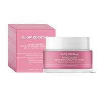 GlowCocktail London Glow Cocktail Marine Collagen Firm & Restore Night Moisturiser 50ml in Pink GlowCocktail London Pink 50ml