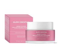 Glowcocktail London Glow Cocktail Marine Collagen Firm & Restore Night Moisturiser 50Ml In Pink Pink