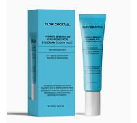 Glowcocktail London Hydrate & Brighten Hyaluronic Acid Eye Cream 15Ml In Blue blue 15ml