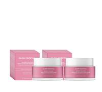 Glowcocktail London Marine Collagen Firm & Glow Day Moisturiser 50Ml + Marine Collagen Firm & Restore Night Moisturiser 50Ml In Pink Pink 100ml