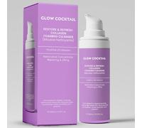 Glowcocktail London Restore & Refresh Collagen Foaming Cleanser 200Ml In Purple PURPLE 200ml