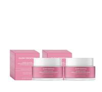 GlowCocktail London Women's 2 x Marine collagen firm & restore night moisturiser 50ml in Pink GlowCocktail London Pink