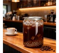 Glowdora 55mm Empty Plastic Bottles For Can Sealer Machine, Pet Soda Cans With Lids, 250ml 330ml 500ml Juice & Smoothie Containers, Commercial Boba Bottles Bulk 100/300ct 250ml(300sets)