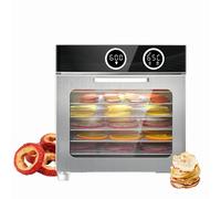 Glowdora 800w/1200w Food Dehydrator Machine, Fruit Dehydrator, Smart One-Touch Presets, Large Capacity Drier With 24 Timer Or Temp Control, For Bulk Drying Fruits, Beef Jerky, Mushrooms 6Layer