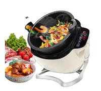 Glowdora Automatic Cooking Wok Fried Rice Machine 6l Automatic Cooking Pot, Adjustable Speed 360° Automatic Stir Fry Robot For Stir Frying, Stewing, Cooking 220V