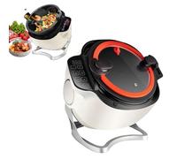 Glowdora Automatic Stir Fry Robot,Automatic Cooking Wok Fried Rice Machine 6l Automatic Cooking Pot，Adjustable Speed 360°，Three-Level Adjustable Mode For Stir Frying, Stewing，Cooking 220V