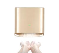 Glowdora Space-Saving Hand Dryer For Small Bathrooms, 1250w High-Speed Commercial Hand Dryer, >80m/S Wind & 8-10 Second Dry Time, Great For Home, Apartment, Cafe, Office & Public Settings Gold