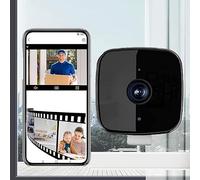 Glowflip Window Camera,Security Camera Color Night Vision,Recording & Smart Alerts,WiFi Indoor Camera,Window Security Camera,Motion Detection,Two-Way Audio,Easy to Insta (1 pcs)