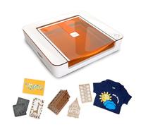 Glowforge Aura Craft Laser Engraver and Cutter - Just Click to Print Gifts, Decor, & More. Hundreds of Materials Like Wood, Acrylic, & Chocolate. Camera, WiFi, & app for Your Laptop, Tablet, & Phone.