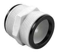 GlowGeek 1.5'' Pool Hose Connector for Intex Coleman Bestway Above Ground Pool, Split Hose Joint Extender Union Parts, Fits Threaded Filter Pumps,1-Pack