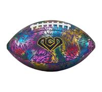 Glowing Ball - Glow in the Dark Size 6 and Size 9, Durable Night Practice Ball | Leak Resistant Training Football with Bright Glow, Fun Equipment for Backyard Games