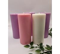 Glowing Bee Handmade Natural Soy Wax Advent Christmas Candles (5pcs)