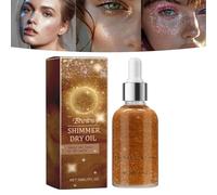 Glowing Body Shimmer Dry Oil,Face & Body Glow Shimmer Lotion Radiance All In One Makeup