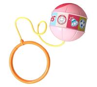 Glowing Bouncing Ball, Ankle Skipping Toy with Bouncy Ball, Flashing Jump Ring Glowing Jumping Balls Skip Balls Sports Swing B-all, for Physical Education Class, Outdoor Activities, Games
