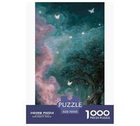 Glowing Butterflies Puzzle Game 70x50cm/1000pcs, - Stress-relief And Educational, Creative Home Decoration, Great Gift for Teenagers