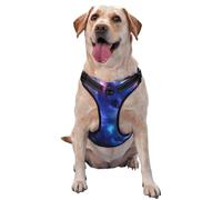 Glowing Cat Dog Harness For Small, Medium, And Large Dogs - Reflective Straps, Adjustable Fit With Quick-Release Buckles