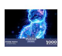 Glowing Cat Spirit Thick Sturdy Cardboard Excellent Brain Game, Suitable for Improving Mental Flexibility And Focus 38x26cm/1000pcs