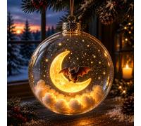 Glowing Christmas Story Ornament, Mini Holiday Scene 3.15'' (#5)