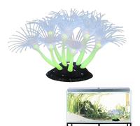 Glowing Coral - Silicone Artificial Coral Plant | Aquarium Ornament, Aquarium Landscape Decoration, Simulation Glow Plant Glowing Effect Silicone For Watercolor Decoration