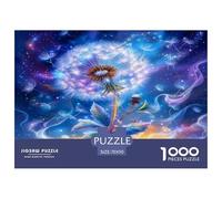 Glowing Dandelion 1000 Pieces Jigsaw Puzzles for Adults Educational Games Birthday Gifts for Women And Man Challenge High Difficulty 70x50cm/1000pcs