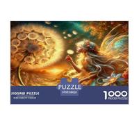 Glowing Dandelion 1000 Pieces Jigsaws for Adults Impossible Birthday Gifts for Women And Man Art Colorful DIY Craft 38x26cm/1000pcs