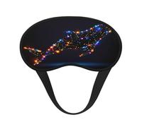 Glowing Dolphin Ultimate Eye Mask for Sleeping, Soft and Comfortable Eye Mask, Relaxing Zero Pressure Night Blindfold.