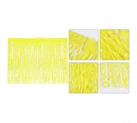 Glowing Edge Table Skirt 75x275cm Sturdy PET(Yellow)