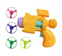 Glowing F Risbee Cat L Auncher Set, Luminous Cat Disc, Pet G-un Saucer Disc, Glowing Luminous Design, Interactive Flying Toy, Green/Pink/Yellow/Purple, For Exercise Daily Play Indoor Outdoor Home